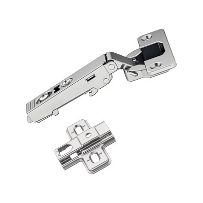 Петля Metalla 110 SM накладная, УО 105°, 52/5,5 SC + монтажная планка h=2мм под шуруп